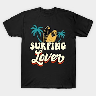 Surfing Lover T Shirt For Women Men T-Shirt